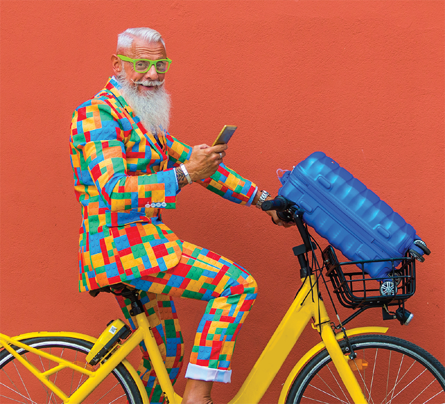 colorful-grandpa-on-a-colorful-bike