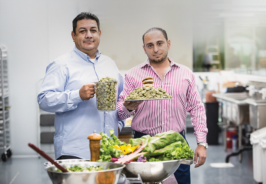 Co-Founders Raul Molina & Eivan Shahara in the Mint Cafe