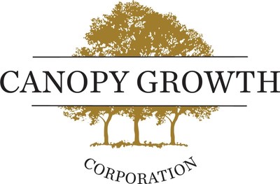 The logo of Smith Falls, ON-headquarted Canopy Growth Corporation PHOTO CNW GROUP CANOPY GROWTH